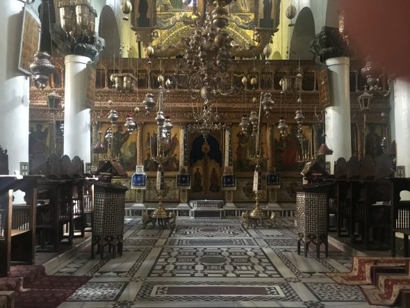 L'interno della chiesa della Trasfigurazione credit Derya Erdem