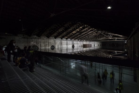 Giorgio Andreotta Calò, Senza titolo (La fine del mondo), 2017, Veduta dell'installazione, Padiglione Italia, Biennale di Venezia