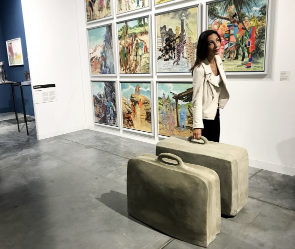 #SELFIEADARTE "Check in costosissimo" @RayyaneTabet "Fossils (the suitcase)", 2015 @Sfeir-SemlerGallery @ArtBasel #Miami @CleliaPatella