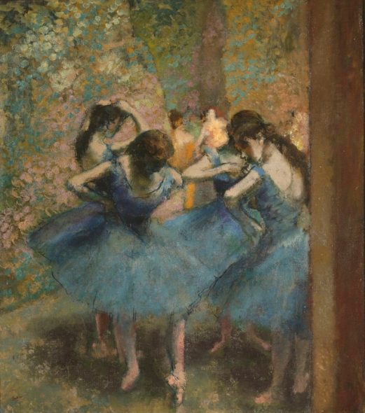 Edgar Degas - Danseuses bleues, 1893 Paris, musée d’Orsay Photo © RMN-Grand Palais (musée d’Orsay) Hervé Lewandowski