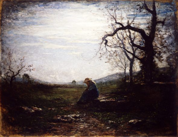 Antonio Fontanesi, La Solitudine, 1875. Musei Civici di Reggio Emilia