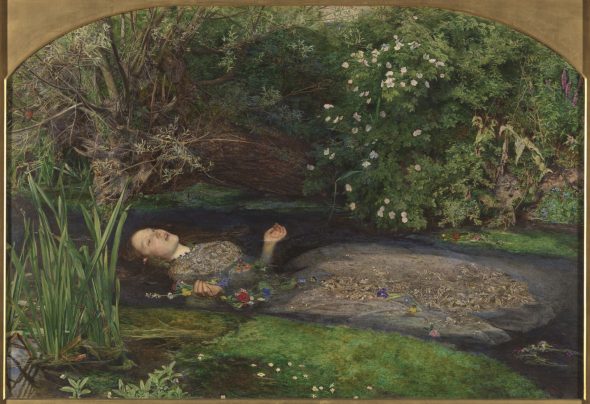 John Everett Millais, Ophelia, 1851-1852, Tate