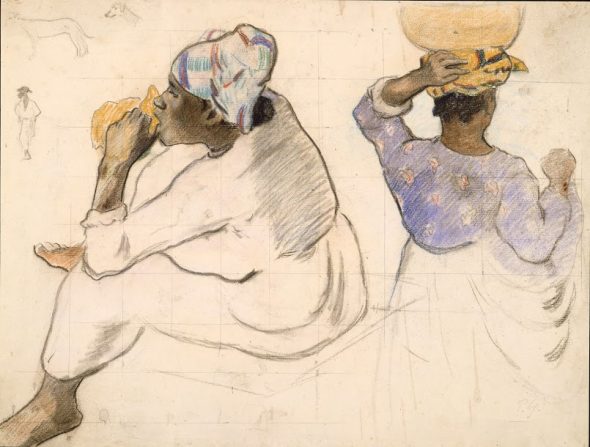 Paul Gauguin - Donne della Martinica, 1887 Collezione privata