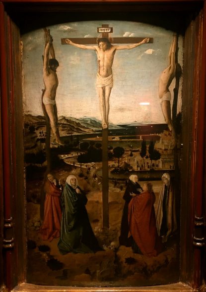 Antonello da Messina, Crocifissione di Sibiu, Muzeul de Artă, Bucarest