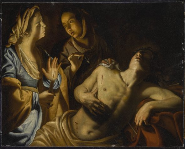 Artemisia Gentileschi - Saint Sebastian tended by Irene - EST. $400.00-600.00