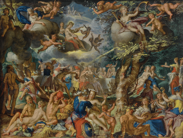 Joachim Anthonisz. Wtewael A Banquet of the Gods Estimate $5/7 million Foto: Sotheby's