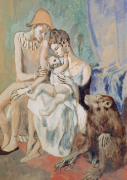 Picasso; Famille de saltimbanques avec un singe, 1905