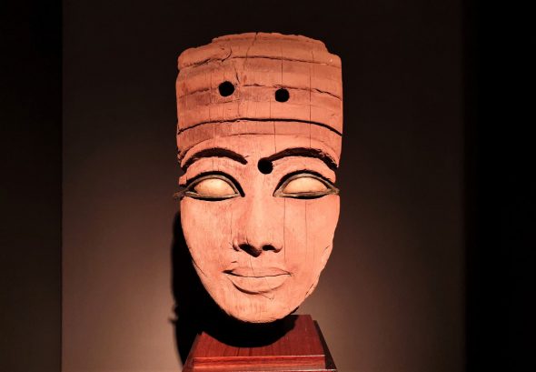 Maschera della 19° dinastia egizia (Nuovo Regno)
