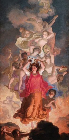 Eugenio Agneni "Le grida del fuoco" 1865-1871 ca, proposta da Galleria Berardi, 