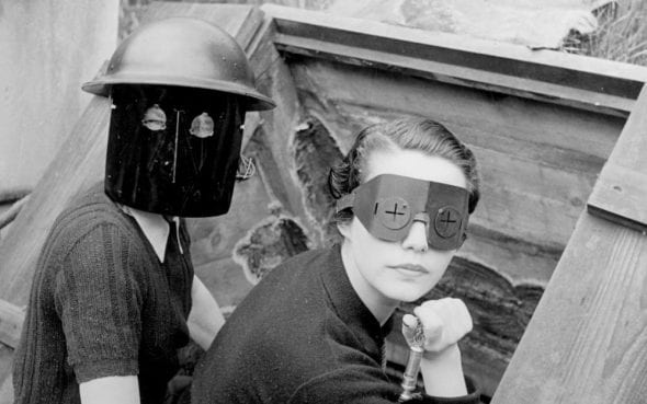 Lee Miller, Women with fire masks, 1941. ©Lee Miller Archives, England