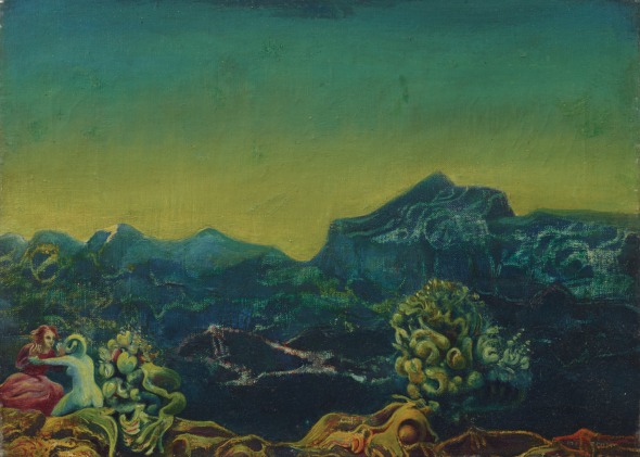 Max Ernst, Aux antipodes du paysage (1936, estimate: £400,000-600,000). Foto: Christie's