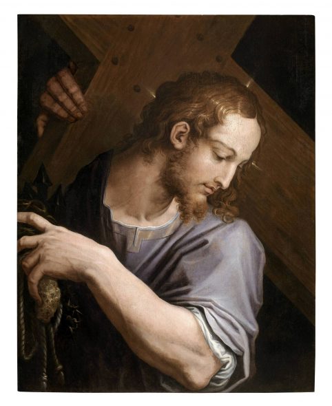 Giorgio Vasari (Arezzo 1511 -Firenze 1574) Cristo portacroce, 1553 olio su tavola, cm. 90,8 x 71 Collezione privata
