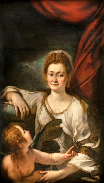 Il Ritratto di donna con Cupido attribuito a Giulio Cesare Procaccini