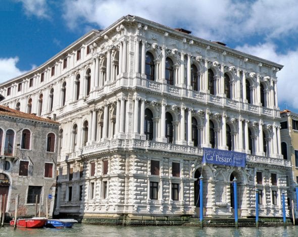 La Galleria Internazionale d'Arte Moderna di Ca' Pesaro, a Venezia