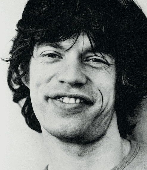 Oliviero Toscani; Mick Jagger 