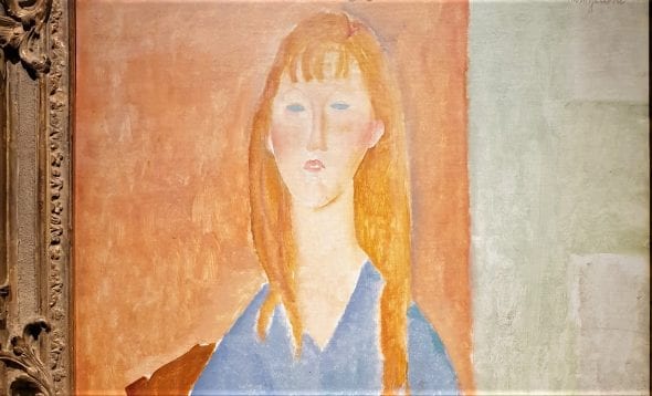Amedeo Modigliani, Giovane ragazza in blu, 1919 da Hammer