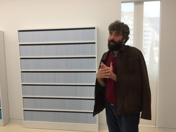 Cristiano Raimondi, curatore della mostra di Ettore Spalletti, Ombre d’azur, transparence, Nouveau Musée National de Monaco, Villa Paloma