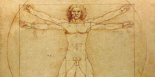 Leonardo da Vinci, Studio di proporzioni del corpo umano, detto Uomo vitruviano databile al 1490