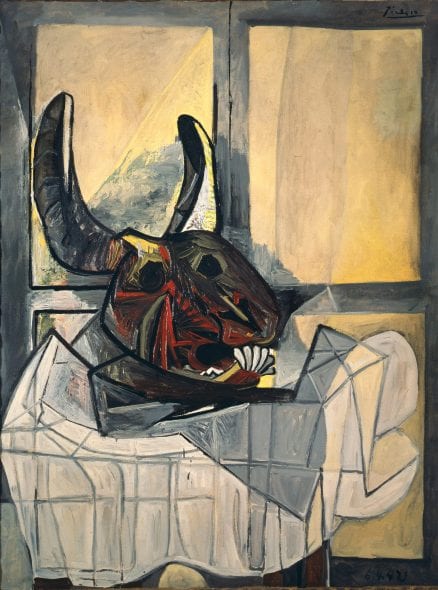 Pablo Picasso, Testa di toro, 1942, olio su tela, Collezione Jesi