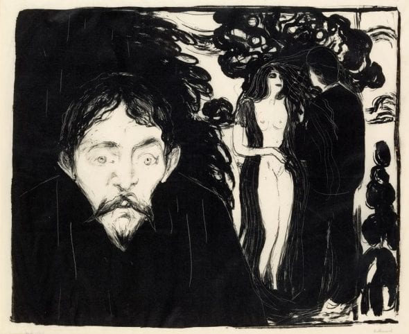 Edvard Munch (1863-1944). Jealousy II, 1896. © The Trustees of the British Museum