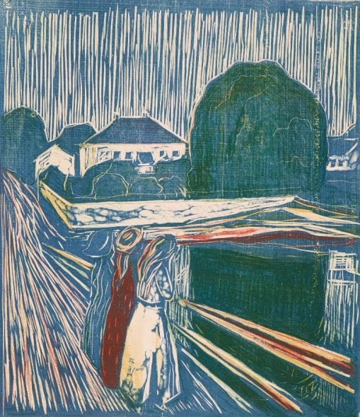 Edward Munch, Pikene på broen