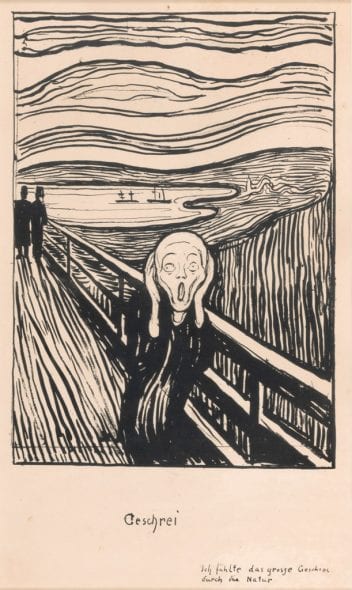 Edvard Munch, The Scream 1895, Private Collection, Norway. Photo Thomas Widerberg