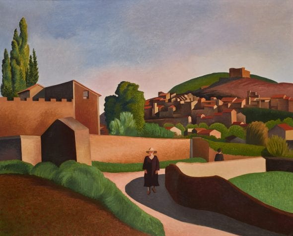 Le Chemin du Bon Ange à Vaison-la-Romaine, 1924 Oil on canvas 81 x 100 cm 86 x 106 cm (framed) Signed on the lower left