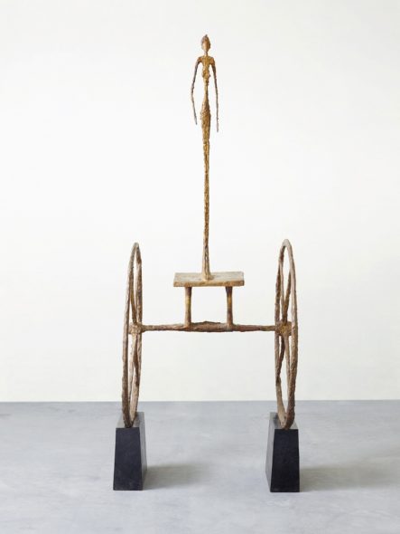 Alberto Giacometti, Il carro, 1950 Zúrich, Kunsthaus Zürich, Alberto Giacometti-Stiftung, 1965 © Alberto Giacometti Estate - VEGAP, Madrid, 2019
