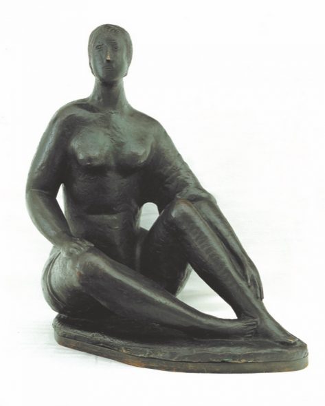Arturo Martini, Bagnante al sole, 1932, bronzo, 43x40x25,5 cm - Courtesy Barbara Paci