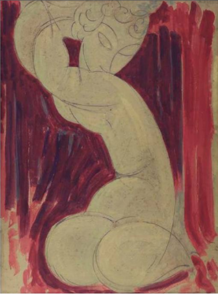 Cariatide, 1914, una delle opere contestate