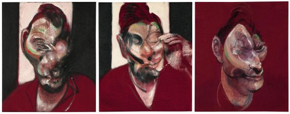Francis Bacon, Three Studies for a portrait of Lucian Freud, 1965