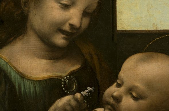 La Madonna Benois, di Leonardo da Vinci (particolare)