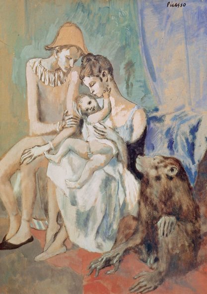 Pablo Picasso, Famille de saltimbanques avec un singe