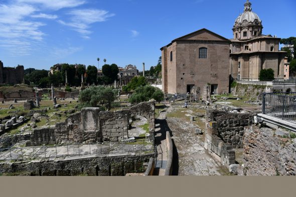Passaggio Foro Romano Fori Imperiali Foto Parco Archeologico Colosseo
