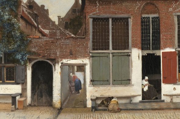 Johannes Vermeer, View of Houses in Delft