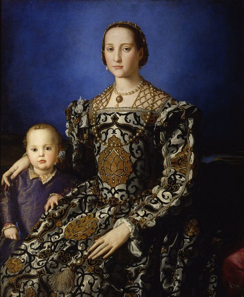 Agnolo Bronzino. Eleonora di Toledo col figlio Giovanni