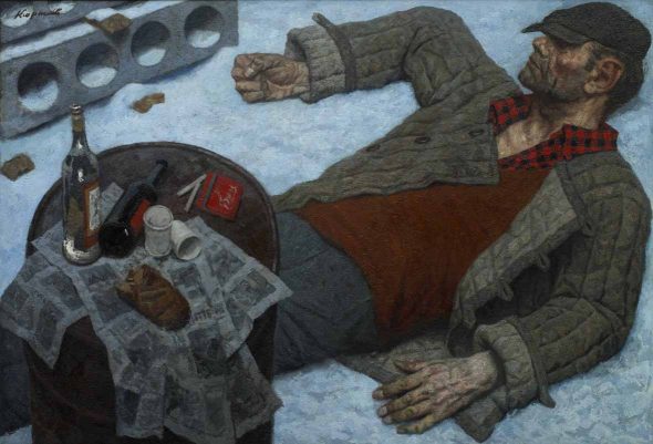 Koržev Gelij Michailovič: «Alzati, Ivan!», 1997.Olio su tela