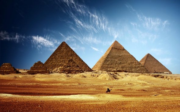 Le tre piramidi di Giza