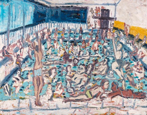 Leon Kossoff, Children’s Swimming Pool, Autumn Afternoon, 1971, Londra, Tate Modern
