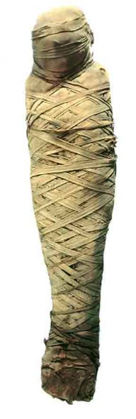 Mummia di donna di epoca romana I-II sec. d.C