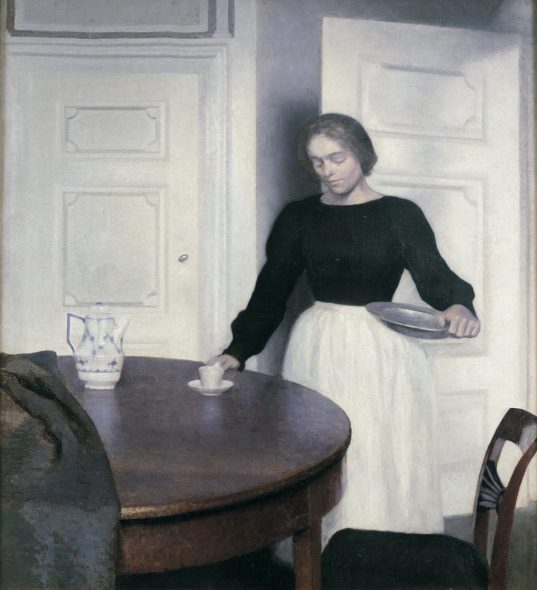 Vilhelm Hammershøi, Interno, Strandgade 30, 1899. Ambassador John L. Loeb Jr. Danish Art Collection