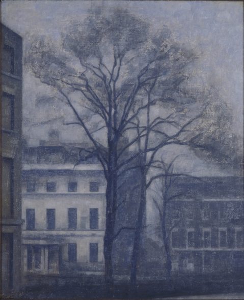 Vilhelm Hammershøi, La scuola ebraica di Guilford Street (Londra), 1912–1913. Schleswig, Stiftung Schleswig-Holsteinische Landesmuseen Schloss Gottorf