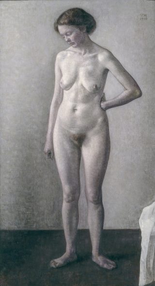 Vilhelm Hammershøi, Nudo femminile, 1910 Copyright the David Collection, Copenhagen