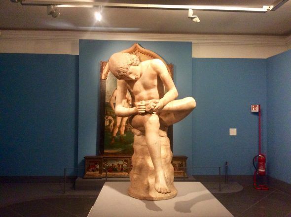 Allestimento della mostra dedicata a Luca Signorelli ai Musei Capitolini Foto ArtsLife