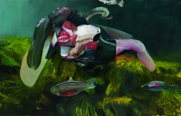 The Drowning, Adrian Ghenie, 2019. Courtesy Galerie Thaddaeus Ropac, London · Paris · Salzburg
