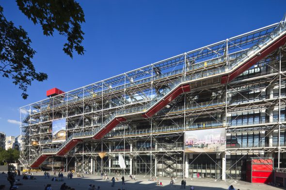 La scala mobile del Centre Pompidou