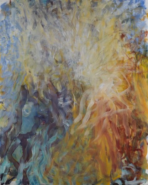 Frank Holliday "Magical Thinking", 2016, olio su tela, 250 x 209 cm