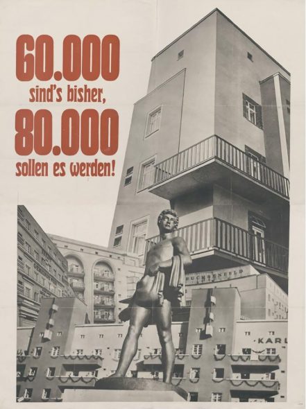 Poster elettorale socialdemocratico, 1932. Design Siegfried Weyr © VGA