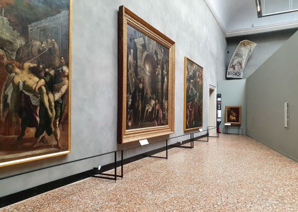 Nuovo allestimento della pittura del 500 alle Gallerie dell'Accademia di Venezia