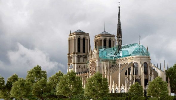 ProgeCattedrale di Notre-Dame, progetto di ricostruzione dello studio di Alexander Nerovnya